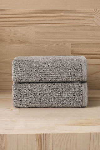 Pana 404 - Yeni Trend, 50x90cm. 2ad. Premium Havlu Seti Antrasit