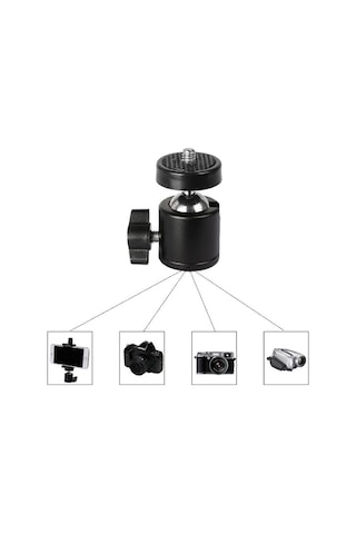 Tripod Slr Projeksiyon Kamera Ve Ring Light Için 360 Derece Döneb