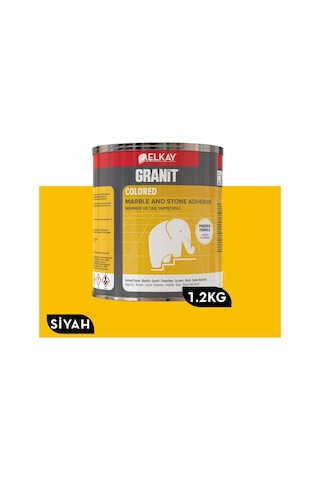 Elkay Eb25 Granit Mermer Ve Taş Yapıştırıcı Siyah 1200 Gr