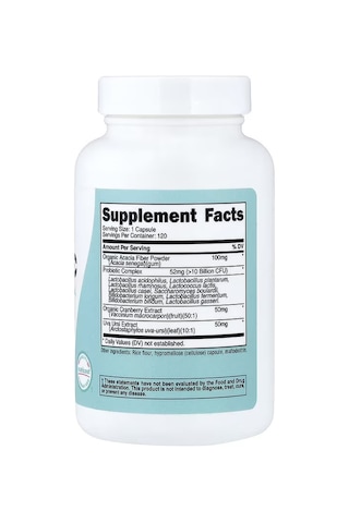 Women Probiotic 10 Billion Cfu Cranberry & Uva Ursi 120 Kapsül