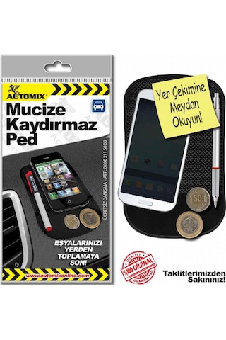 Automix Mucize Kaydırmaz Ped Siyah