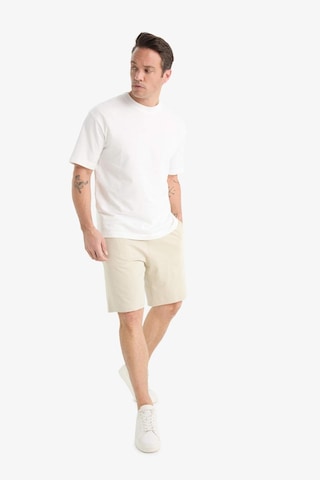 Defacto Slim Fit Dar Kesim Cepli Pamuklu Basic Düz Bermuda Şort - Bej W1105AZ25SPBG735