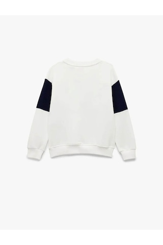 Koton Lisanslı Yale Beyaz Erkek Çocuk Sweatshirt 6wkb10027tk BEYAZ