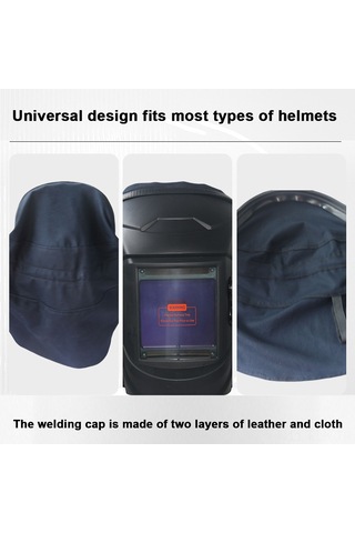 Xindoker Kabuk Koruyucu Örtü Deri+kumaş İki Katlı Isı/çıkarık/ısıyarazlığa Dayanıklı Evrensel Montajlı Siyah Kafa Bantı