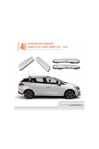 intakrom Renault Clio 4 Sport Tourer Krom Kapı Kolu Sw - 4 Parça 2012 - 20