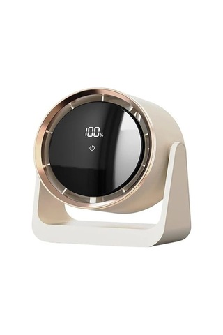 Ebitda Mini Elektrikli Fan, Masaüstü Usb Gece Lambası, Duvara Monte, Sessiz Sirkülasyon, Yurt/ev Kullanımı, Aa Batarya