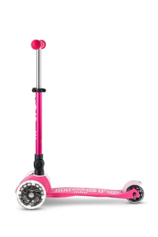 Mini Micro Deluxe Foldable Led Pink Scooter