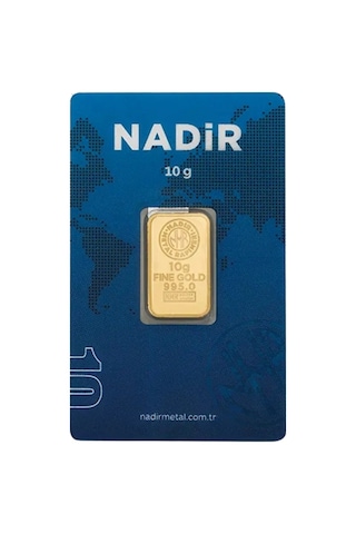 1 Adet 10 Gr 24 Ayar Altın 995