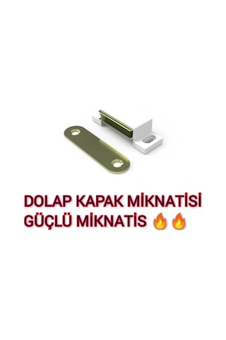 Dolap Kapak Mıknatısı 4 Adet Vidaları Ile Birlikde