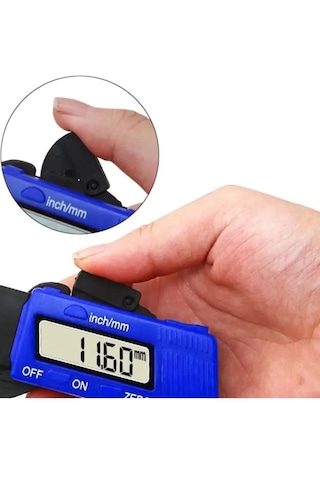 Mini Boy Hassas Dijital Kumpas 1.5cm 15 Mm Kalınlık Ölçer