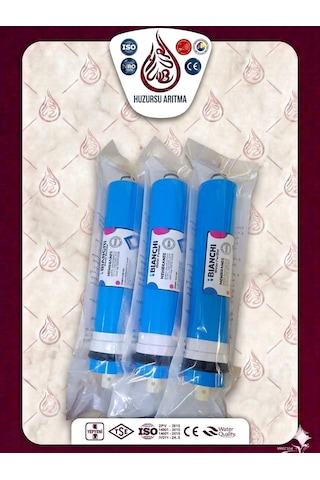 Bianchi 1812-100 Gpd Sanayi Tipi Su Arıtma Cihazı Membran Filtre - 6 Adet Ekonomik Set Filtre Seti