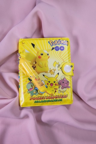 Pokemeon Desenli Mini Not Defteri Ve Tükenmez Kalem Set