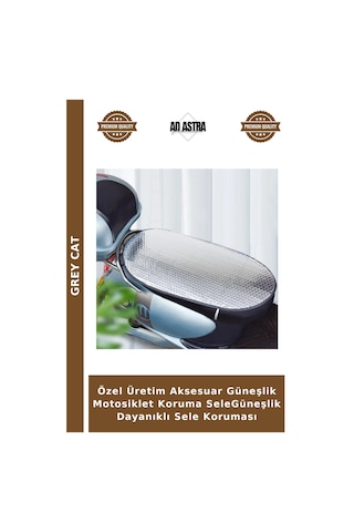 Özel Üretim Aksesuar Güneşlik Motosiklet Koruma Selegüneşlik Dayanıklı Sele Koruması