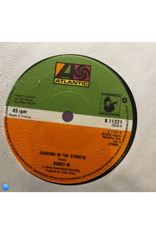 Boney M. - Mary's Boy Child / Oh My Lord / Dancing In The Streets 7" Single, 1978 - Atlantic / Hansa France Press