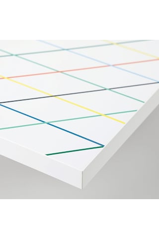 Lagkapten, Çalışma Masası Tablası, Beyaz-çok Renkli, 120x60 Cm Çok Renkli