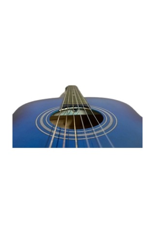 Klasik Gitar 3/4 Boy Mavi Sap Ayarlı Üst Kalite