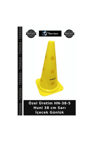 Premium Mutfak Gereç Alet Hn-38-5 Huni 38 Cm Sarı