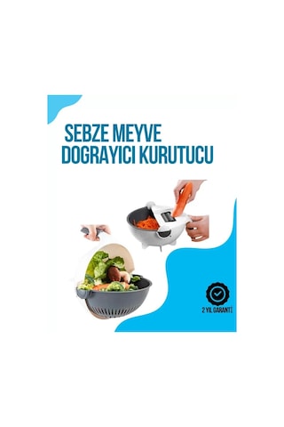 Dilimleyici Ve Rende Bıçaklı Çok Amaçlı Mutfak Aleti