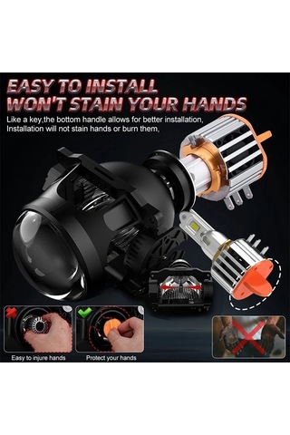 Flybuy H15 Led Araba Işıkları Canbus G2 H7 H1 H3 Araba İçin Led Lamba Kafa Lambası H7 12/ 12