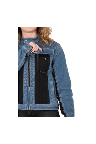 Thebikerjeans Blue Ice Korumalı File Motosiklet Kot Montu Kadın