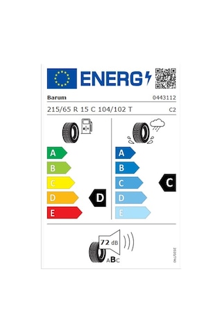Barum 215/65R15C 104/102T 6Pr Vanis 3 Yaz Lastiği 2025