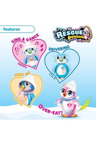 Silverlit Rescue Penguin 88652 - Mavi