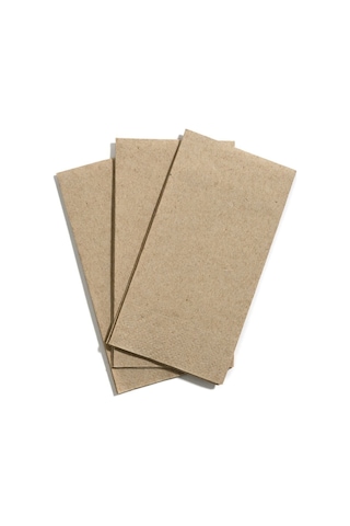 Çift Kat Kraft Garson Katlama Peçete 1/8 24x24 Cm Açık Hali 2400 Adet
