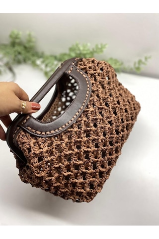 Çanta Aksesuar 25 Cm Suni Derili Siyah Renk Gizli Çanta Bursu Yeni Model