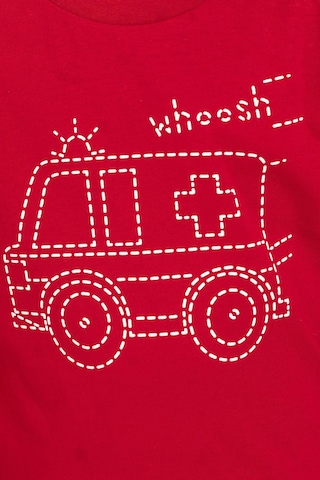 Rolypoly Erkek Çocuk Whoosh Ambulance Kırmızı Uzun Kol Pijama Takım Rp3871-c-v1 Rp3871-c-v1