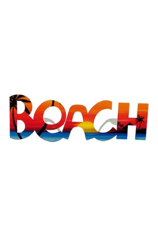 Beach Yazılı Parti Gözlüğü Yaza Merhaba Hawaii Show Gözlüğü 19x6 Cm " 86781891