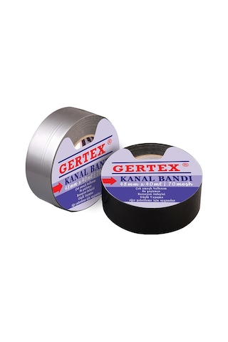 Gertex Kanal Bandı 48x40Mt Siyah Gertex Kanal Bandı 48x40Mt Siyah