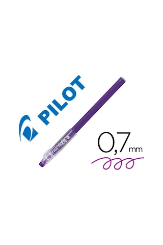 Pilot Frixion Ball Stick Roller Silinebilir Jel Kalem 0.7 mm Mor F12-V