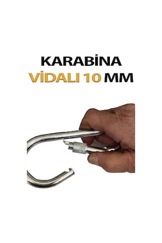 Karabina Vidalı 10 Mm 50 Adet