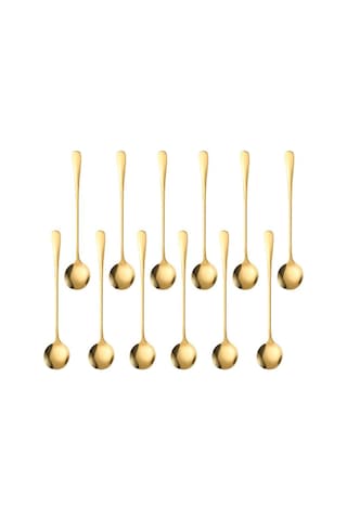 Paslanmaz Çelik 18 Cm Tatlı Latte Ve Dondurma Kaşığı Cin510sr-6