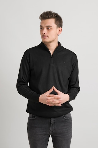 Regular Fit Yarım Balıkçı Fermuarlı Akrilik Viskon Karışımlı Erkek Triko Kazak 001
