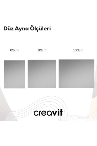 Creavit D20 100 Cm Düz Ayna Cam