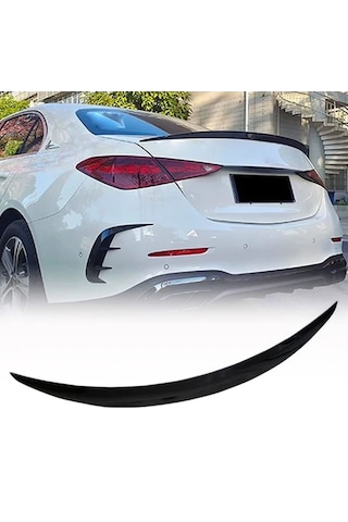 Mercedes W206 Spoiler Parlak Siyah Abs Plastik 2021+