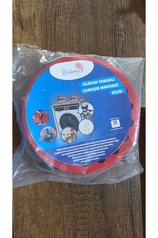 Silikon Tabanlı Çamaşır Makinesi Filesi 10x20 Ebatlarında Kırmızı