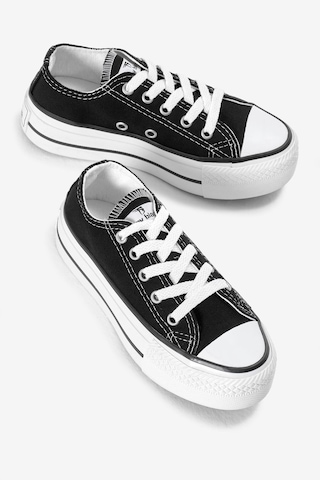 Tonny Black Termo Kalın Taban Bağcıklı Keten Çocuk Unisex Siyah Spor Ayakkabı Tbh1465 Siyah