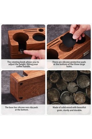 Treelf Ceviz Espresso 54mm Espresso Makinesi Için Sıkıştırma Kahverengi Diğer