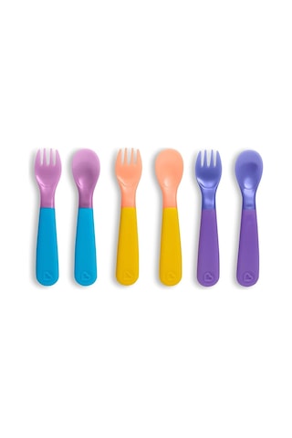 Munchkin Isıya Duyarlı Çatal ve Kaşık Seti 6 Adet 12 Ay+ Çok Renkli