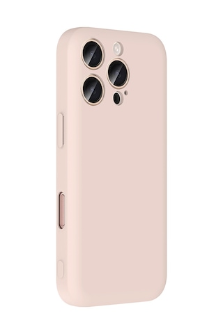 Apple Uyumlu iPhone 16 Pro Kılıf Kamera Korumalı Kartlık Hazneli Zore Vitra Kapak Siyah