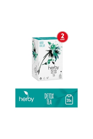 Herby Tea Karışık Bitki Süzen Poşet Çay 2'li 20 x 2 G