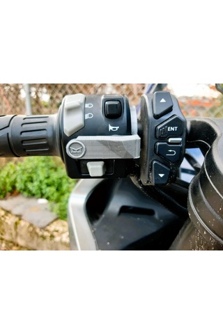 Cfmoto 250sr - 250nk Uyumlu Korna Basma Aparatı Renk:gri