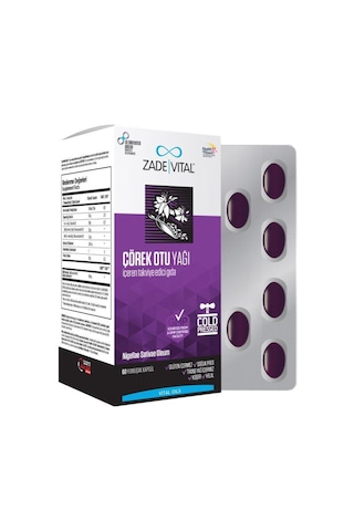 Zade Vital Çörek Otu Yağı 60   Kapsül