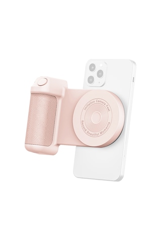 Maiyame Pembe Manyetik Telefon Tutucu: Kaymaz Tutamaklı, Bluetooth Bağlantılı, 10w Kablosuz Şarj Ve 200mah Batarya İçeren Güncellenmiş Model Pembe