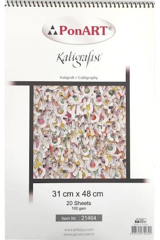 Ponart Kaligrafist Blok 31x48 Cm 100 Gr 20 Yaprak
