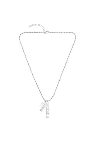 Lacoste Lacj2040487 Kadın Kolye Metalik Gri