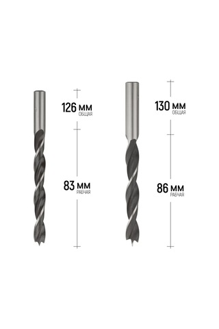 Fıt Fınch Industrıal Tools Fıt Ahşap Matkap Ucu Seti 3-10 Mm 8 Adet 161485402