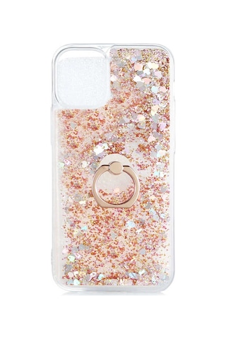 Apple Uyumlu iPhone 12 Mini Tchs Milce Kılıf-gold Gold